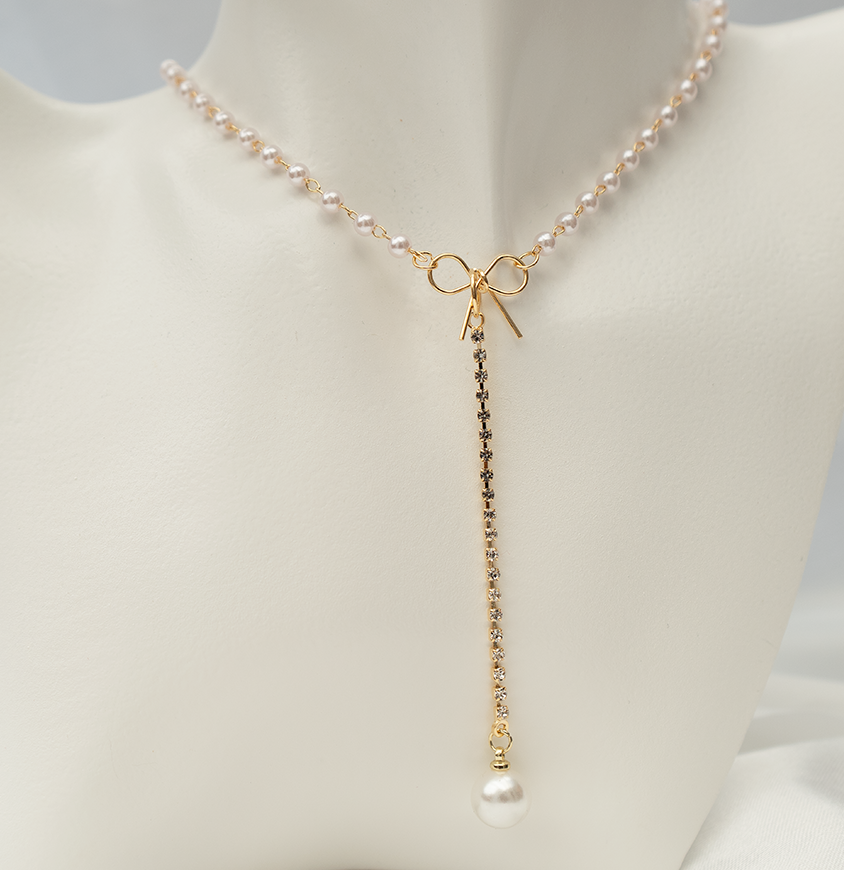 Korean style pearl necklace